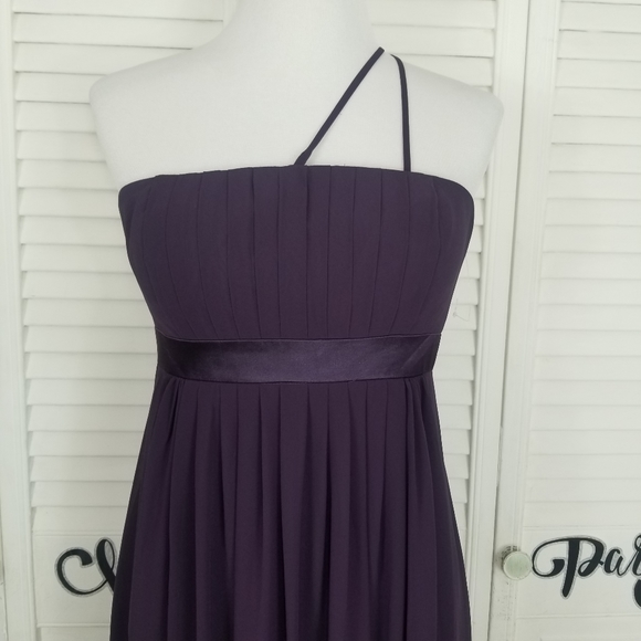 Levkoff bridesmaid chiffon dress gown - Picture 6 of 11